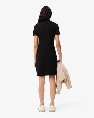 Women's Slim Fit Stretch Mini Piqué Polo Dress