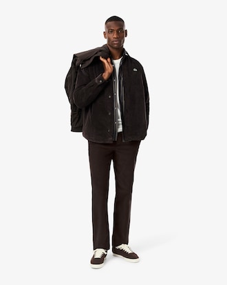 Men's Regular Fit Corduroy Chino Pants