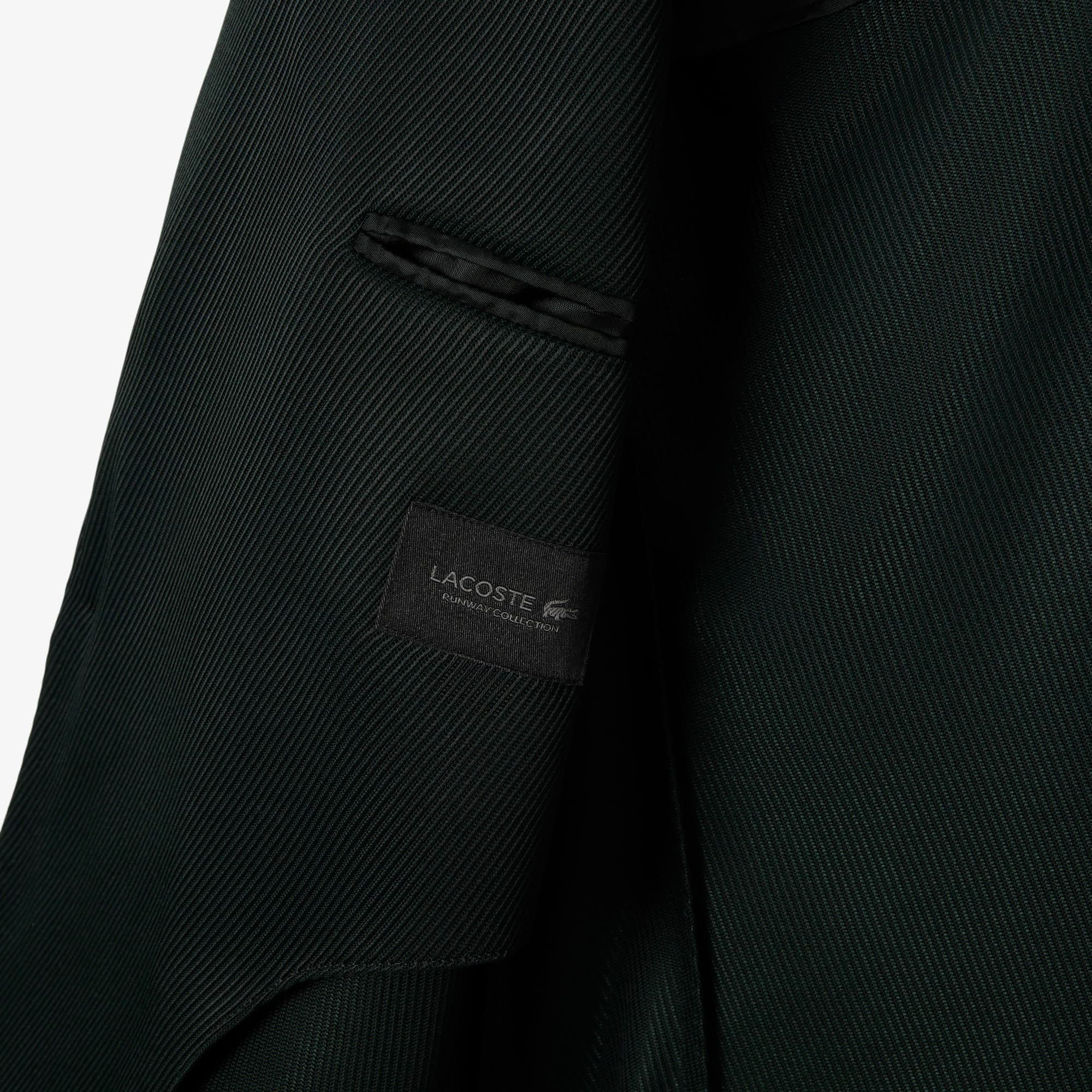 Runway Satin Shawl Neck Blazer
