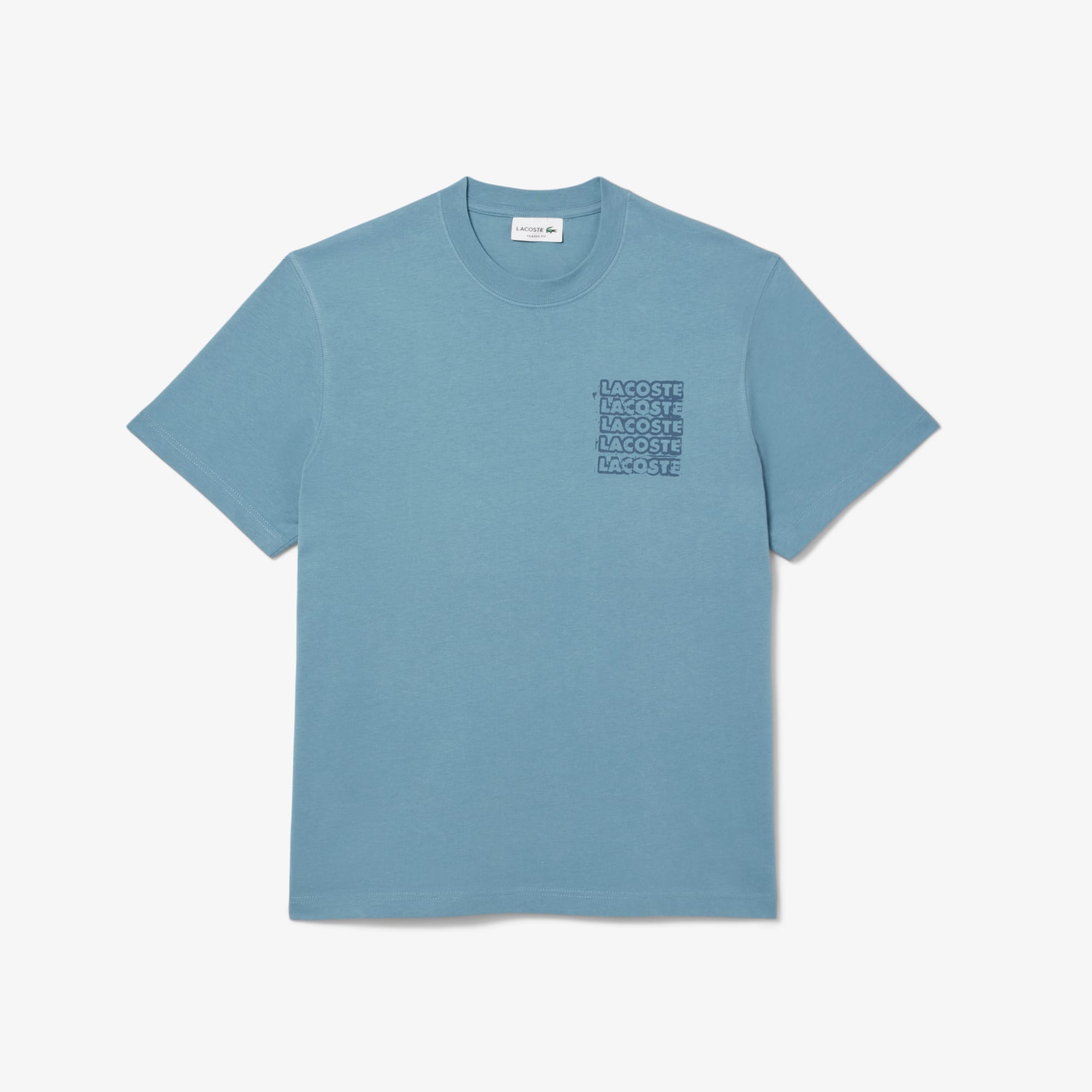 Tシャツ・カットソー LACOSTE SS25 (CH5692 T01) Men's Cotton Jersey Graphic T-Shirt - T-shirts - New In 2025