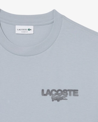 Playera de Tejido Jersey con Estampado de Tenis