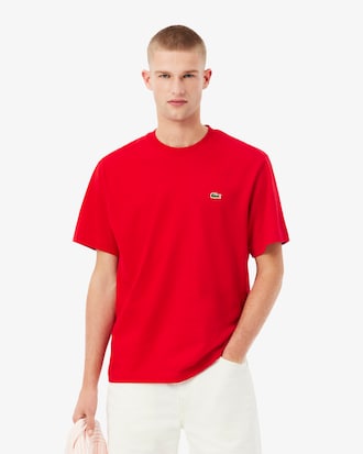 T-shirt classic fit en jersey de coton 