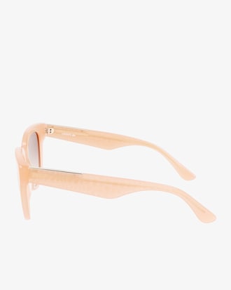Croco Skin Oval Acetate Glasses