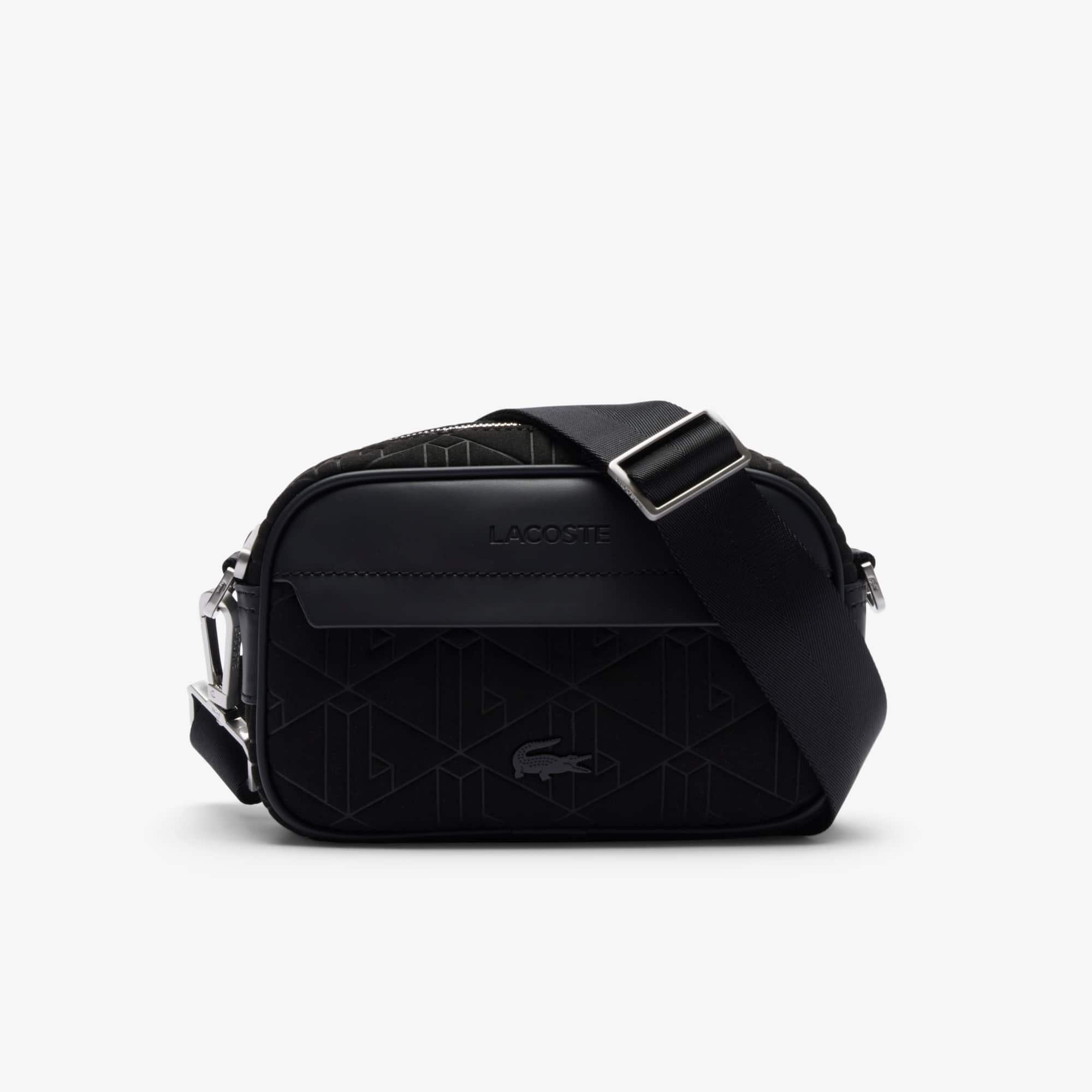 Lacoste Men's Small The Blend Reporter Bag - One Size In Black