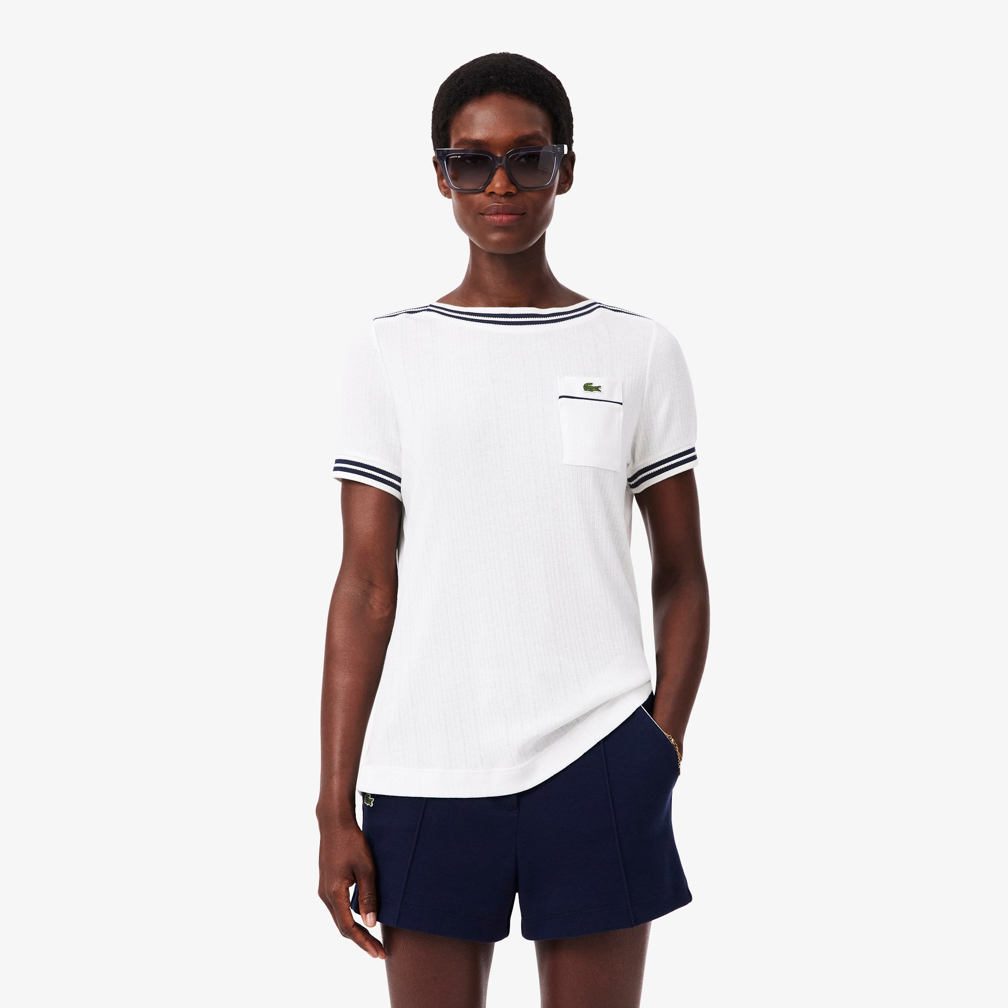 Made In France Boat Neck T-Shirt - Organic Cotton - New In 2026