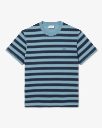 Playera de punto con estampado de rayas