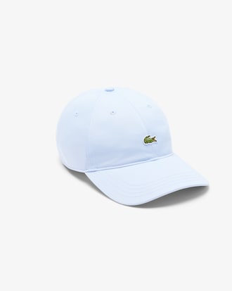 Casquette unisexe unie Lacoste en twill de coton biologique