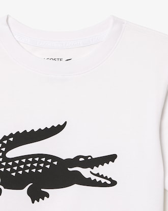 Kids' Oversized Technical Cotton Tennis T-Shirt