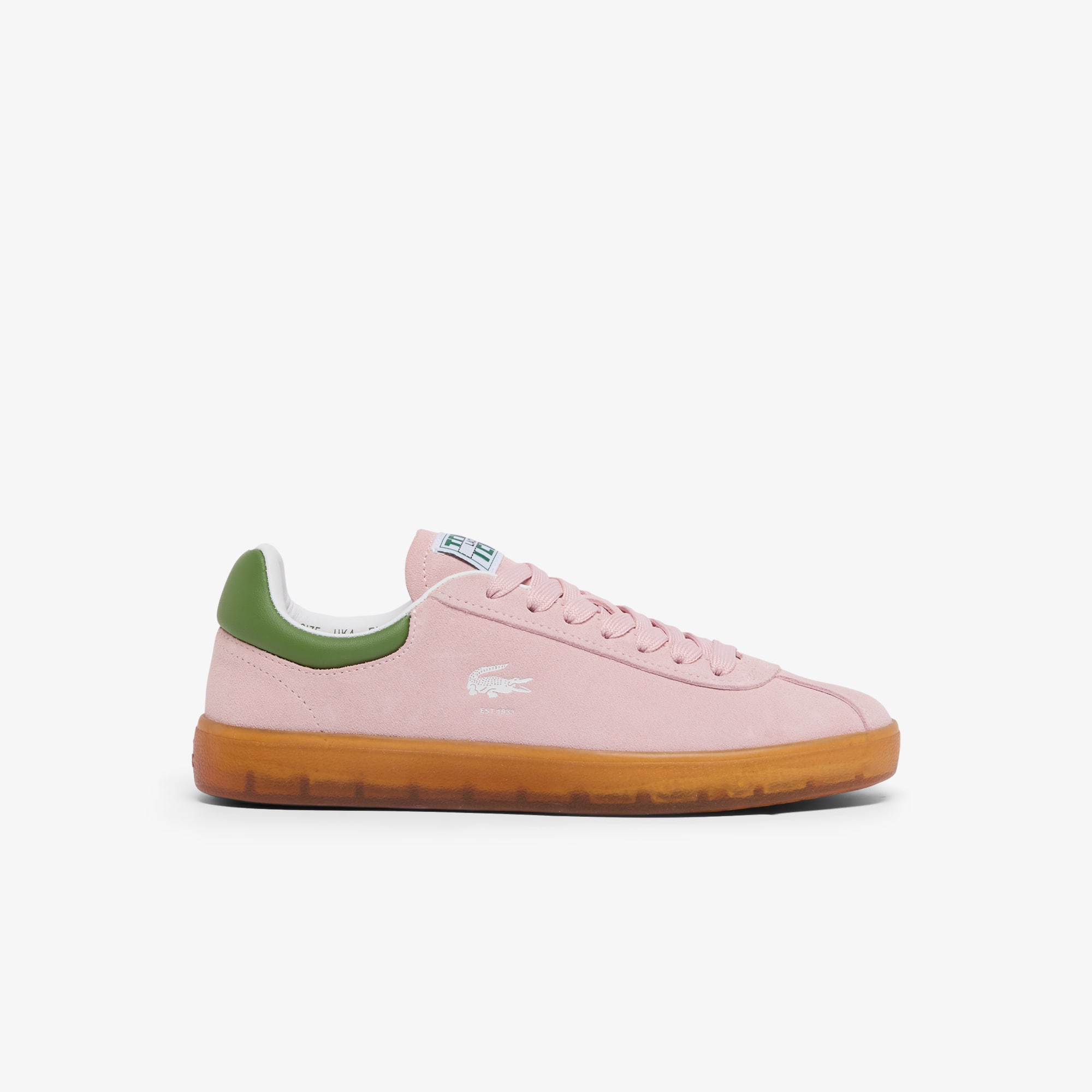 Lacoste Women's Baseshot Suede Sneakers - 10 In Pink