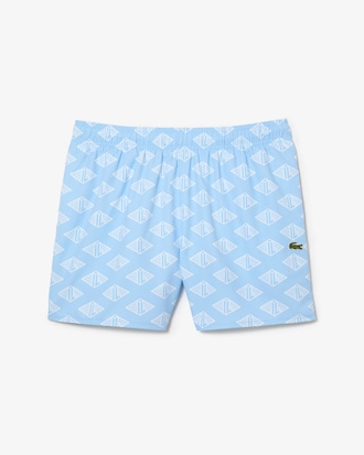 Men’s Two-Tone Monogram Swim Trunks