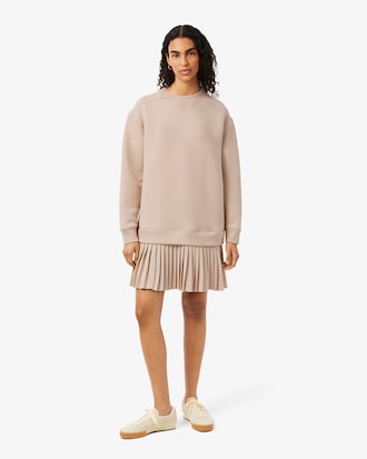 Oversized Cotton Sweatshirt Dress