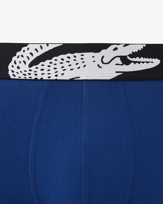 Conjunto de 3 b&oacute;xers largos de algod&oacute;n el&aacute;stico