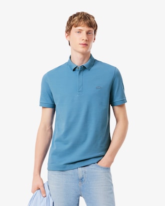 Men's Regular Fit Paris Stretch Piqu&eacute; Polo