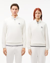 Unisex High-Neck Zip-Up Sweatshirt