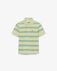 Contrast Stripe Petit Piqu&eacute; Polo