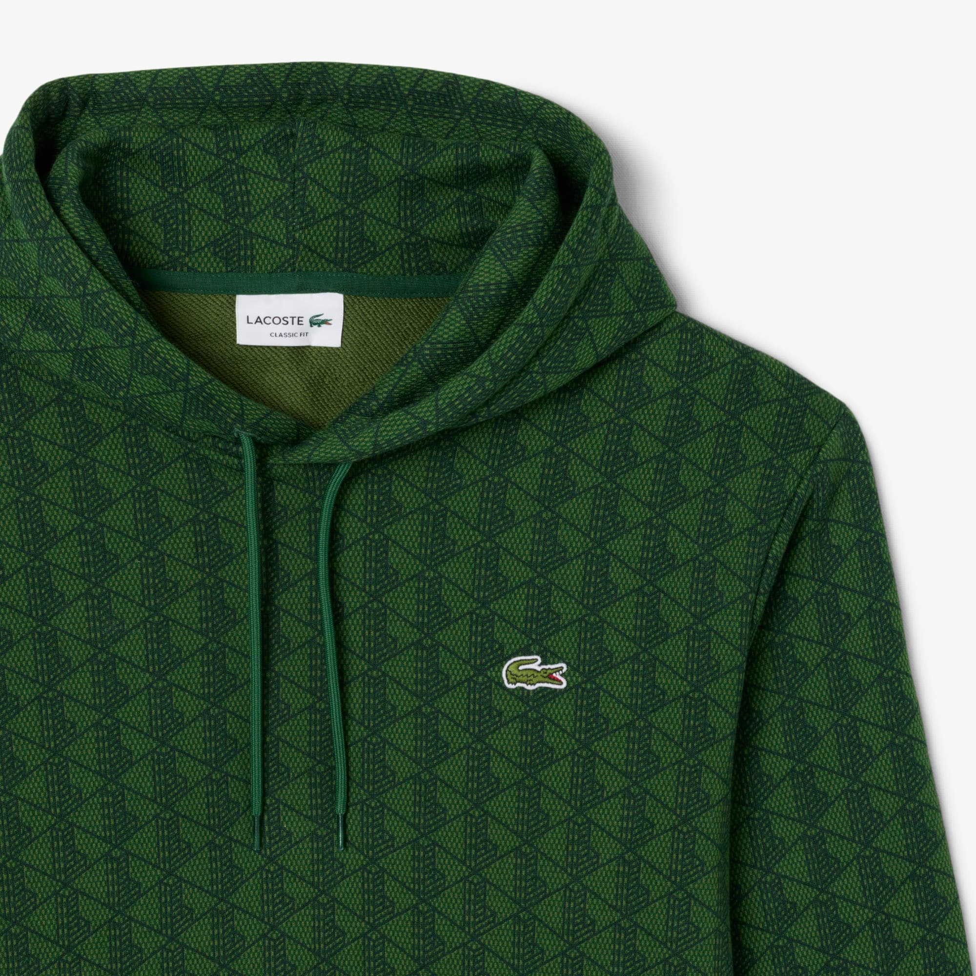 LACOSTE パーカー Men's Monogram Fleece Hoodie - Sweaters & Sweatshirts - New In