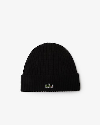 Unisex Rib Knit Wool Beanie