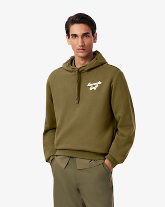 Men's Printed Fleece Golf Hoodie