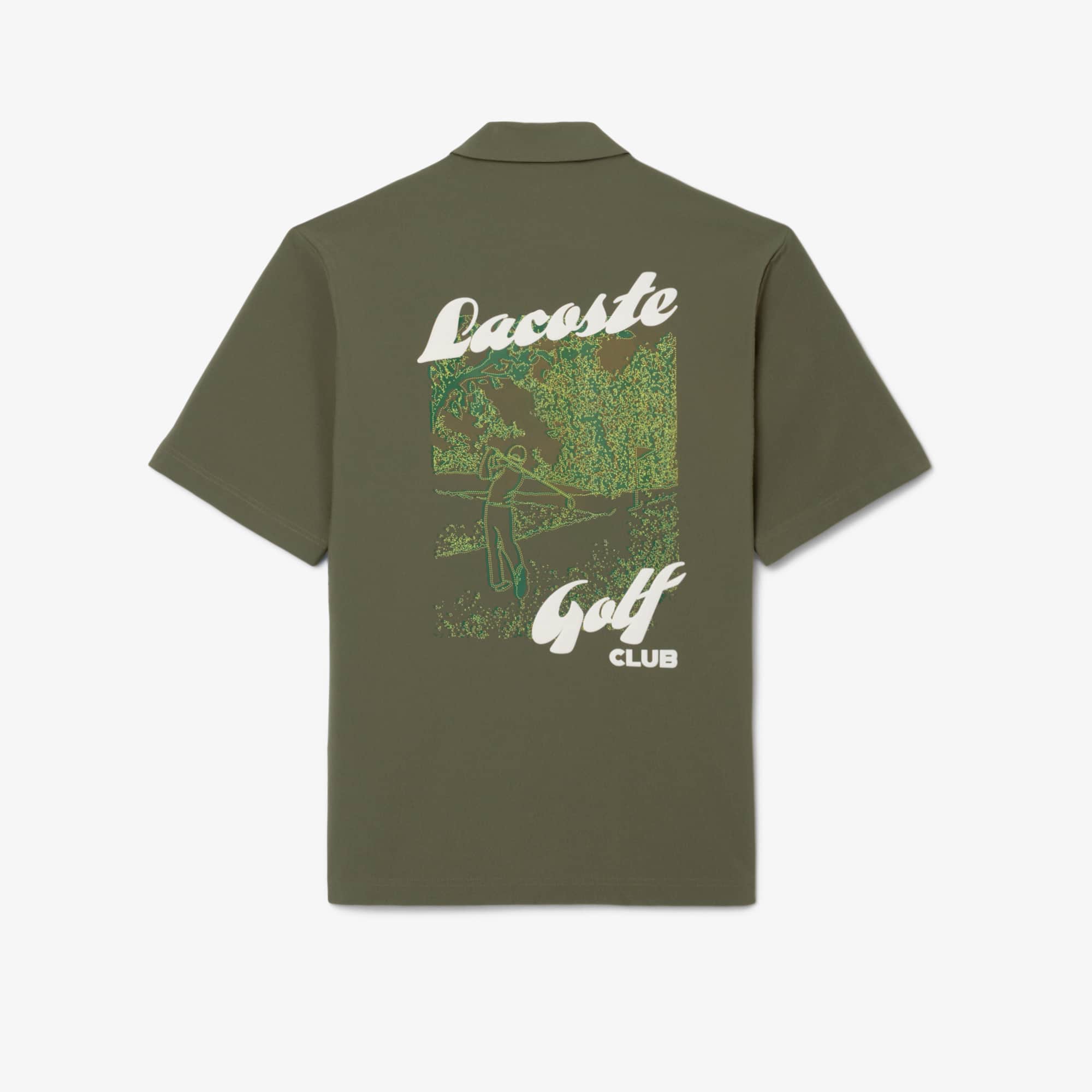 Men's Ultra Dry Printed Stretch Golf Shirt - Button Down Shirts