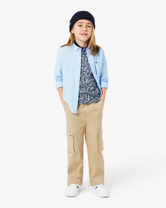 Crocodile Print Piqu&eacute; Polo Shirt