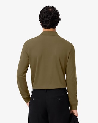 Men's Slim Fit L.12.12 Long Sleeve Polo