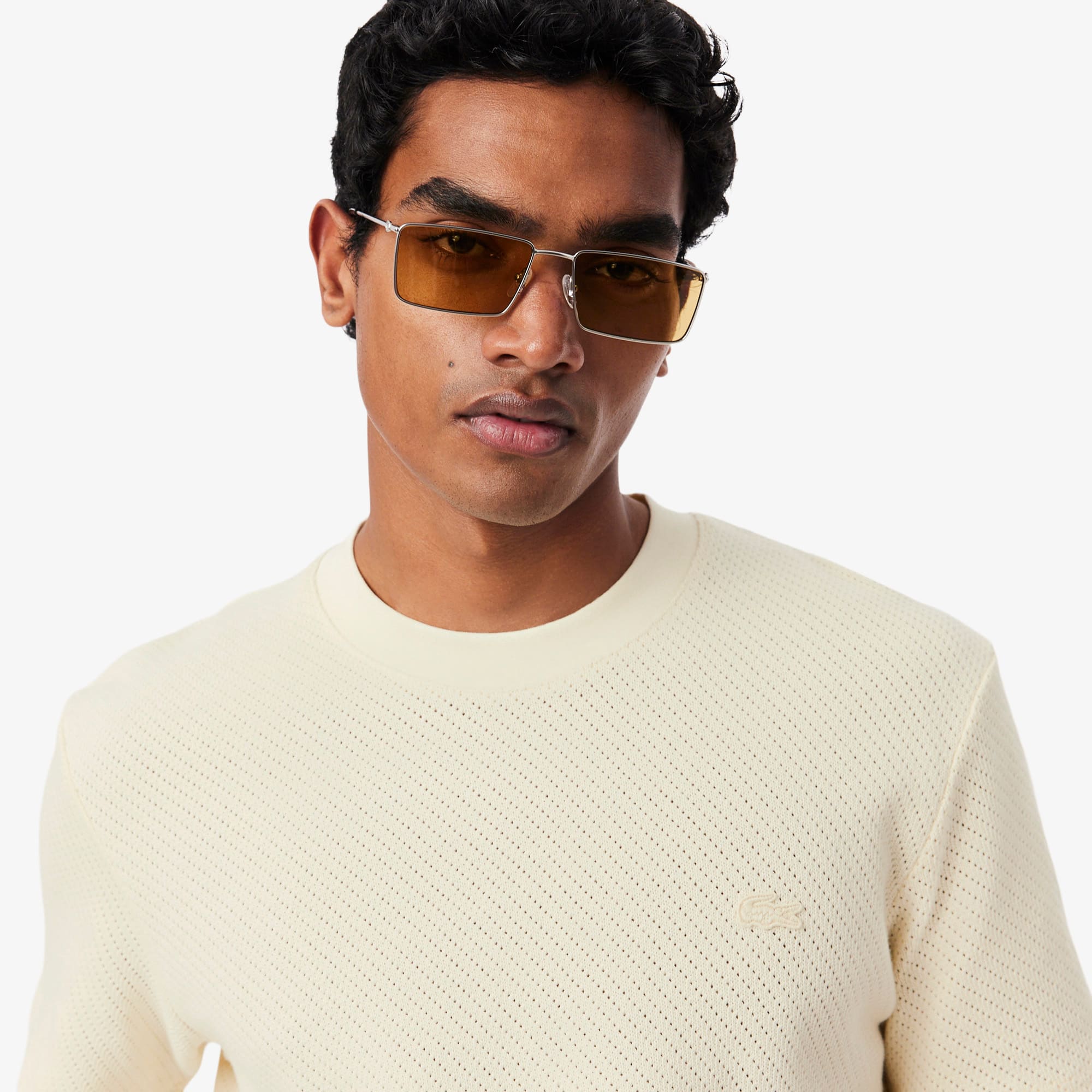 Lacy Cotton T-Shirt