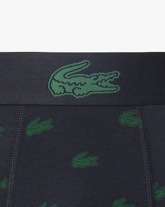 Men's 3-Pack Crocodile Print Trunks