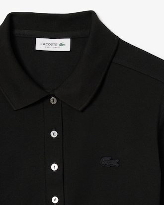 Women's Slim Fit L.12.D Stretch Mini Piqu&eacute; Polo