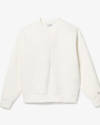 Men's Lacoste Loose Fit Patchwork Effect Sweatshirt