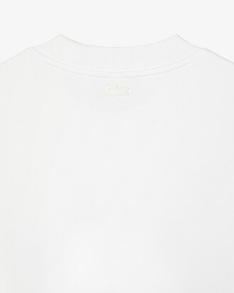 Men&rsquo;s Lacoste x Netflix Organic Cotton Fleece Print Sweatshirt
