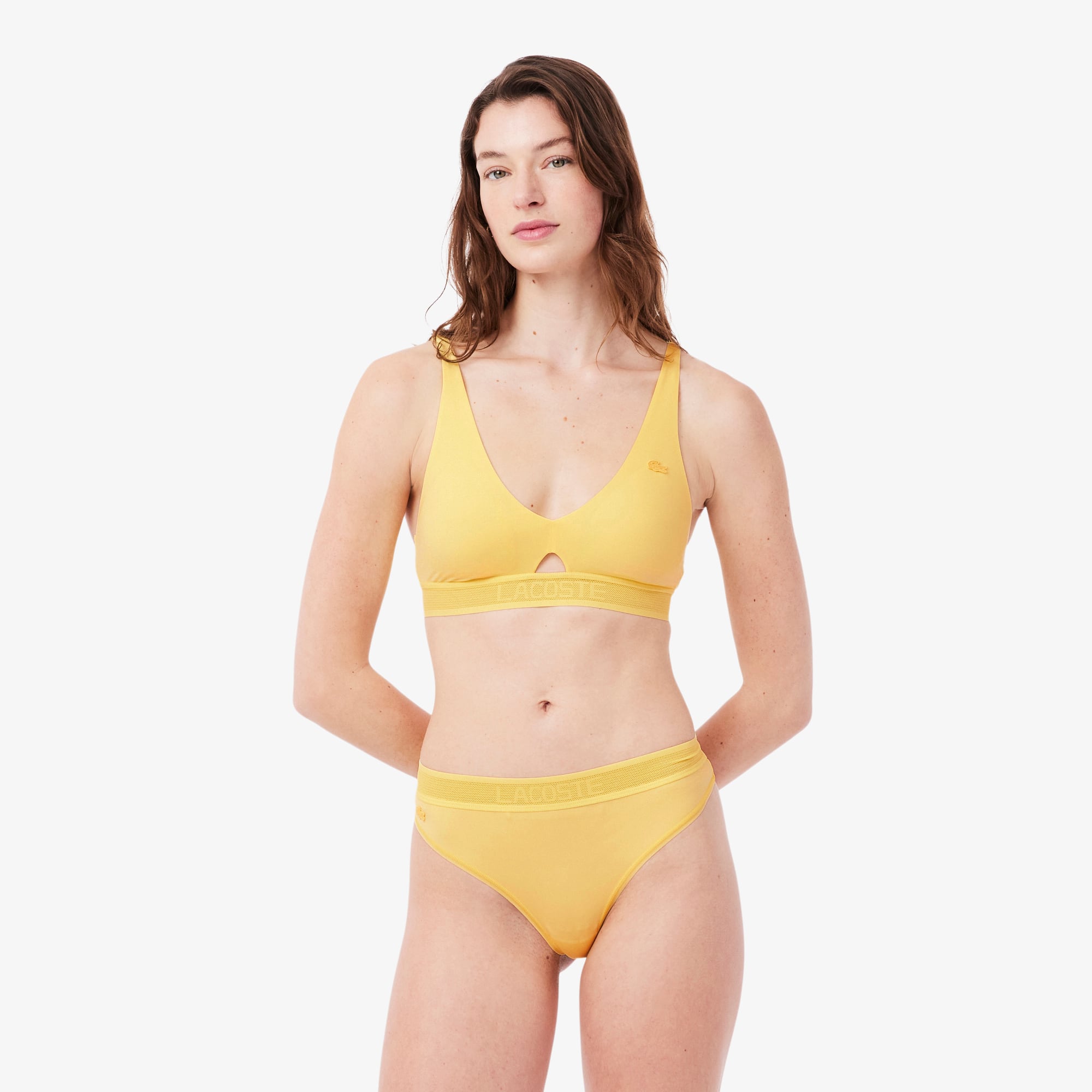 Lacoste Perforated Band Microfiber Bra