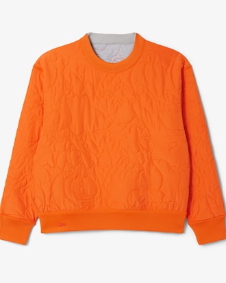 Women's Oversized Reversible Embroidered Sweatshirt