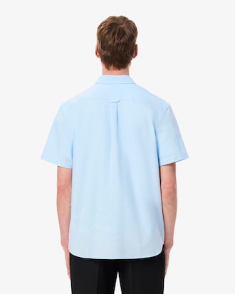 Camisa Oxford de manga corta y corte regular para hombre