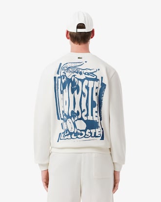 Sudadera Para Hombre En Tejido Polar Con Estampado Gr&aacute;fico