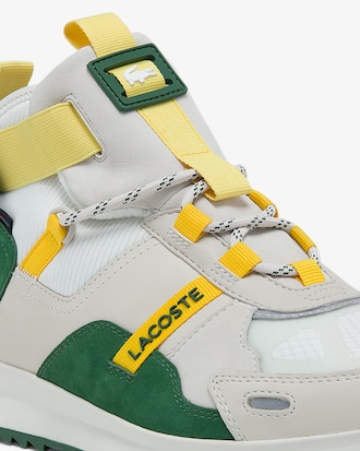 Men's Run Breaker Textile and Leather Sneakers