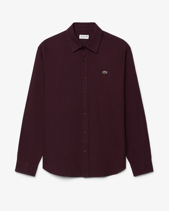 Camisa de Franela de Corte Regular