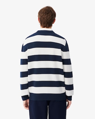 Striped Cotton Crew Neck Sailor Sweater