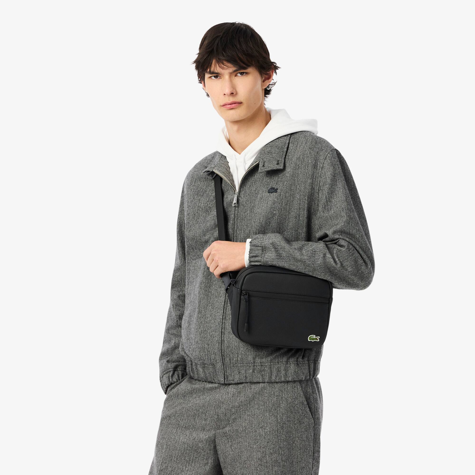 LACOSTE ★ Technicity Reporter Bag Men's Monogram Reporter Bag - Bags - New In 2025 | Lacoste