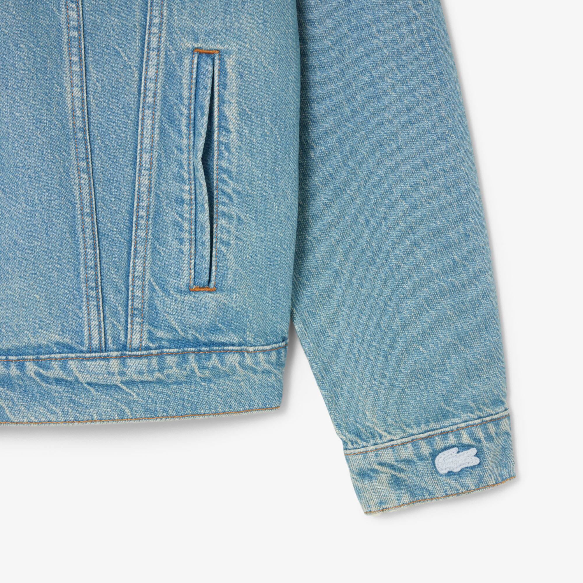 Men's Crocodile Denim Jacket - Jackets & Coats - New In 2025 | Lacoste