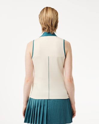 Women's Slim Fit Ultra Dry Sleeveless Tennis Polo