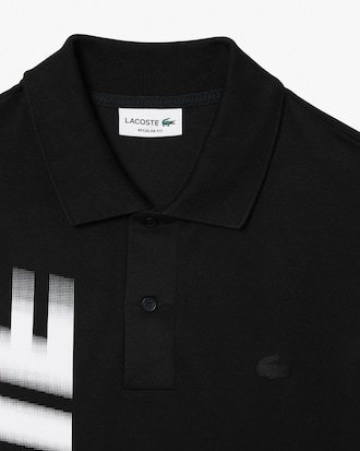Men's Regular Fit Lacoste Movement Printed Polo