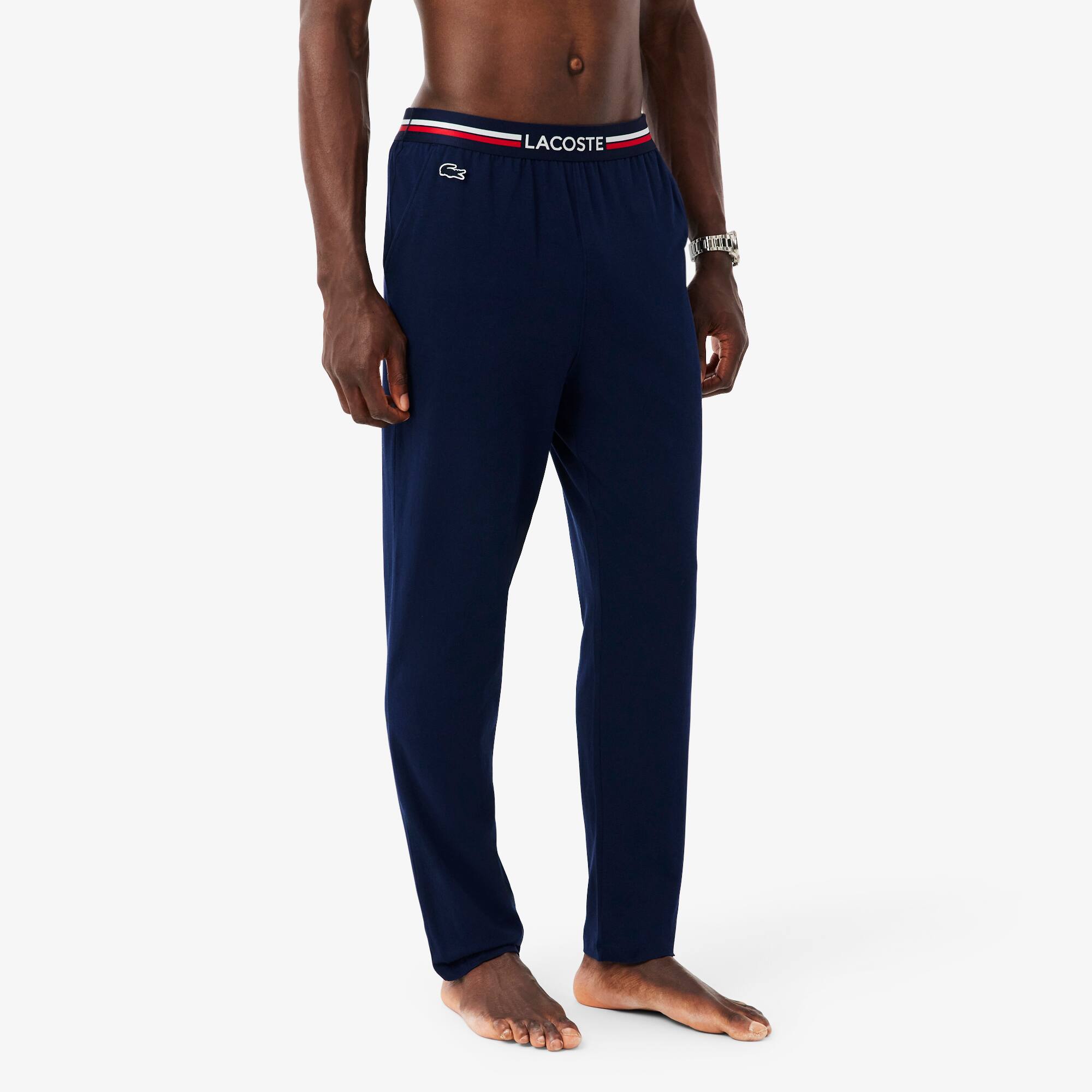 lacoste pajama pants