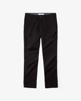 Pantalones estilo chinos slim fit en gabardina stretch para hombre