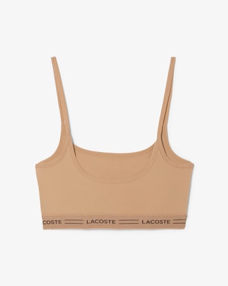 Scallop Band Microfiber Bralette
