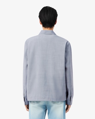 Oversized Wool Blend Overshirt