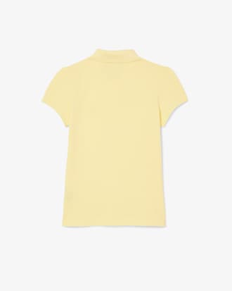 Kids' Scalloped Collar Mini Piqu&eacute; Polo