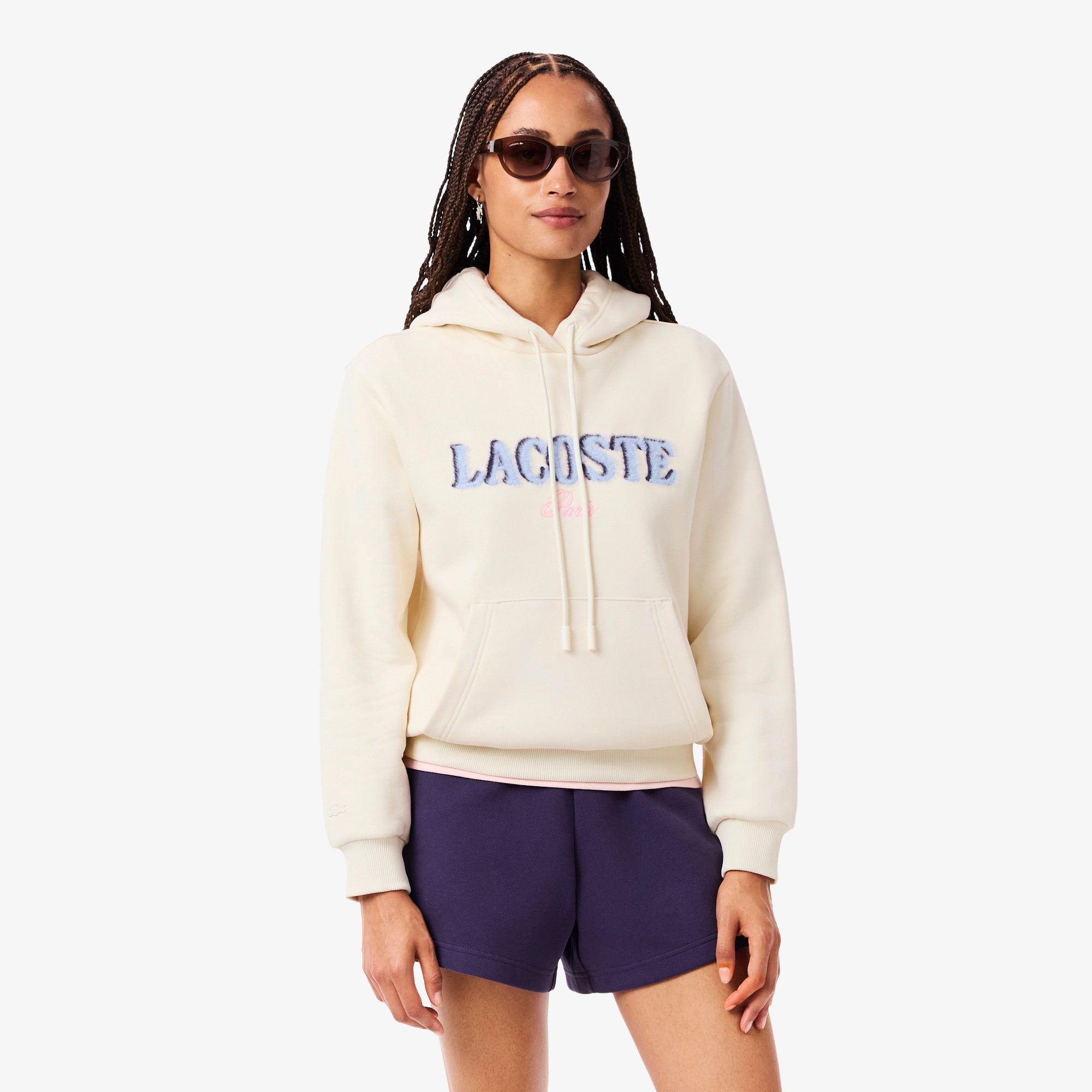 Lacoste Women's Fleece Logo Hoodie - 40