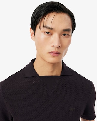 Regular Fit Lacy Cotton Polo