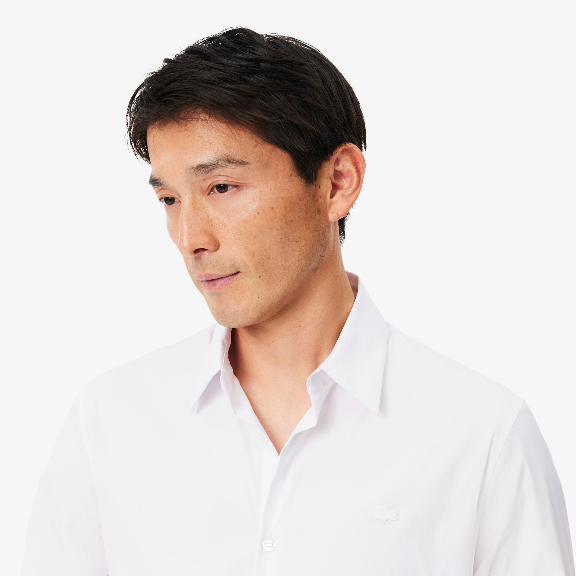 Slim Fit Stretch Poplin Shirt