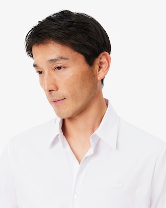Chemise popeline stretch slim fit